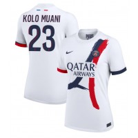 Billiga Paris Saint-Germain Randal Kolo Muani #23 Borta fotbollskläder Dam 2024-25 Kortärmad